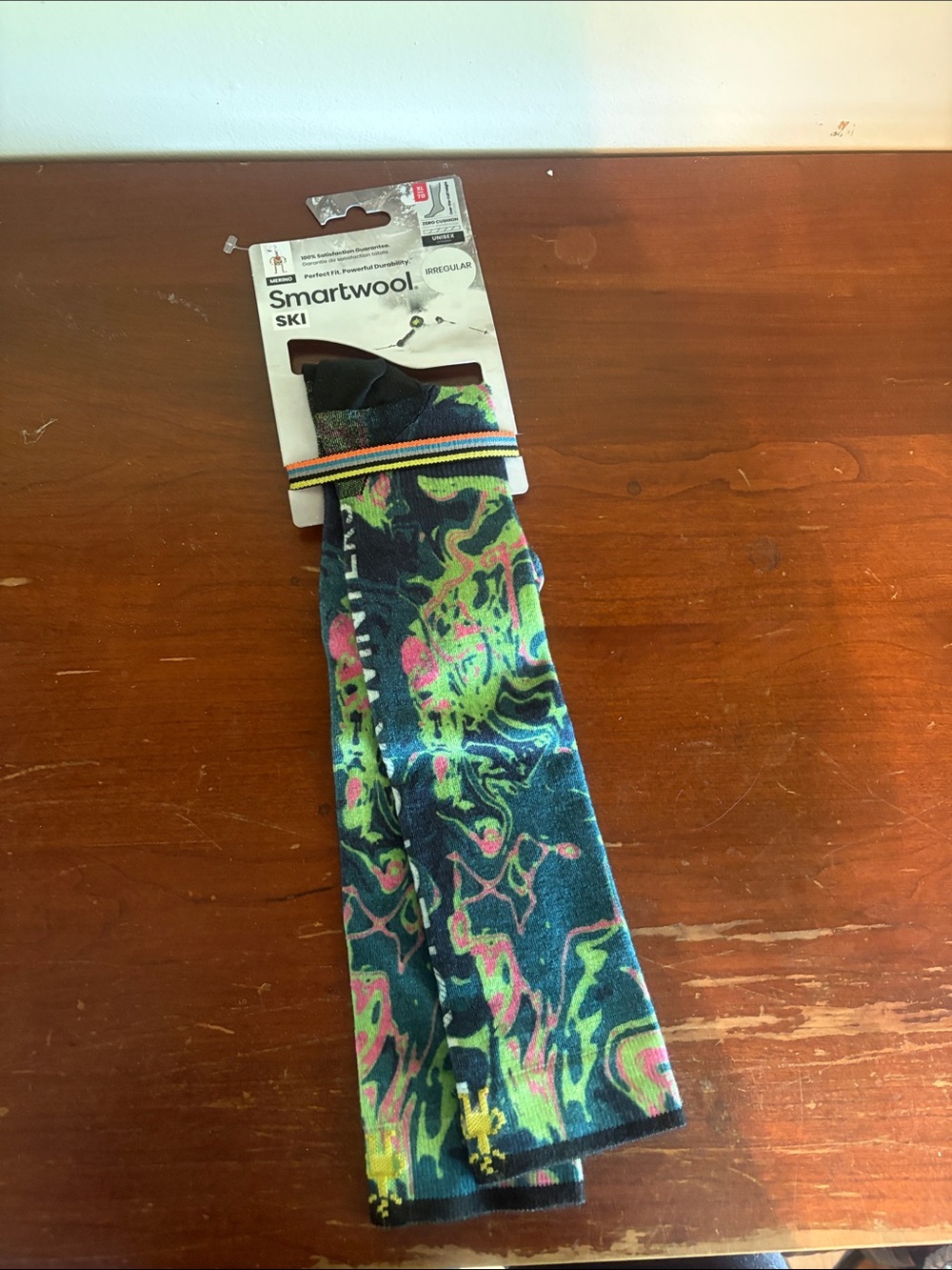 Smartwool ski socks funky pattern